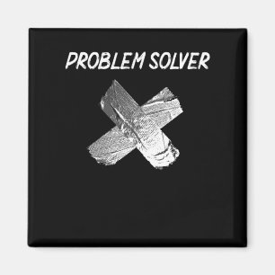 Funny Duct Tape Joke Lazy Sarcastic Husband vader Magneet