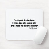 Funny Duct Tape quote Muismat (Met muis)