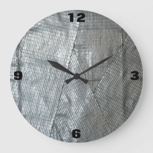 Funny Duct Taped Handyman Shop Clock Grote Klok