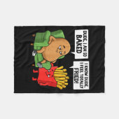 Funny Dude I'm So Baked I Know Dude I Feel Totally Fleece Deken (Voorkant (Horizontaal))
