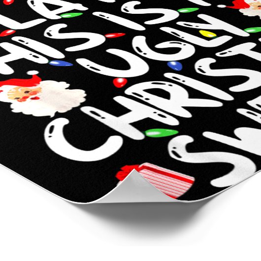 Funny Due To Inflation This Is My Ugly Sweater For Poster (Hoek)