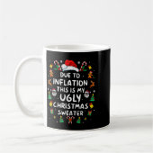 Funny Due To Inflation Ugly Christmas Sweaters For Koffiemok (Links)