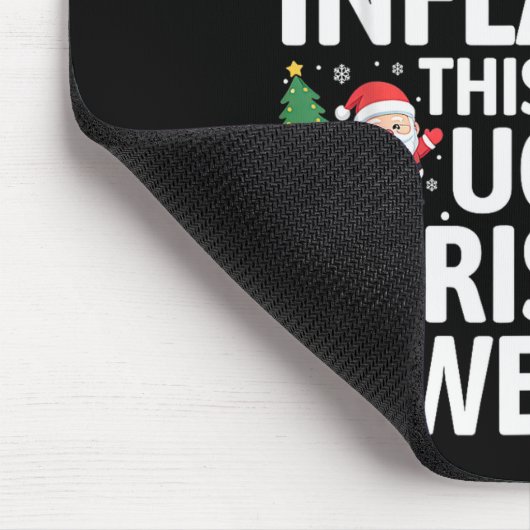 Funny Due To Inflation Ugly Christmas Sweaters Men Muismat (Hoek)