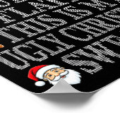 Funny Due To Inflation Ugly Christmas Sweaters Men Poster (Hoek)