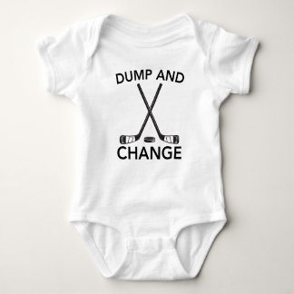 Funny Dump And Change Hockey Romper