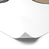 Funny Dump Biden Politieke Cartoon Poster (Hoek)