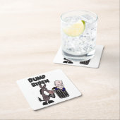 Funny Dump Joe Biden Cartoon Kartonnen Onderzetters (Insitu)