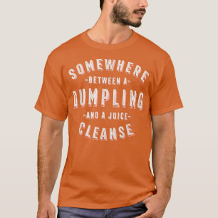 Funny Dumpling en een Juice Cleice Dim Sum Vegan T-shirt