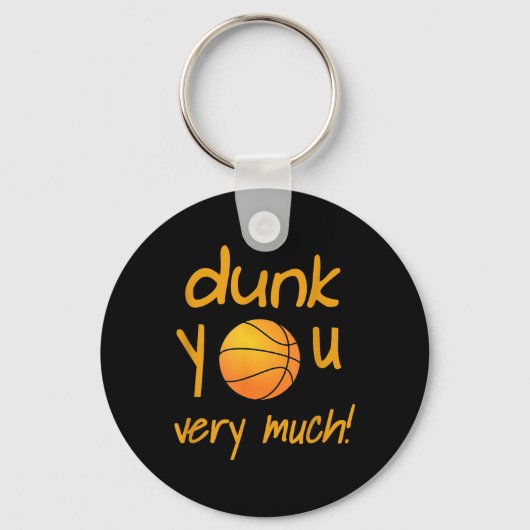 Funny Dunk You Very Much Basketball Summer Camp SP Sleutelhanger (Voorkant)