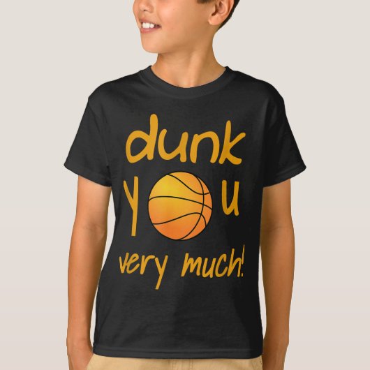 Funny Dunk You Very Much Basketball Summer Camp Sp T-shirt (Voorkant)