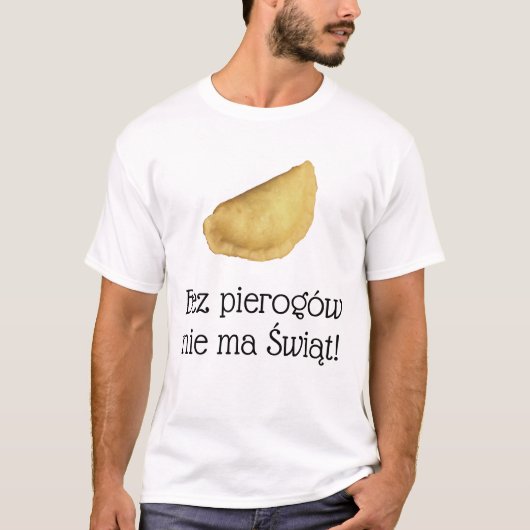 Funny Dupmpling - Pierogi Poolse Kerstmis T-shirt (Voorkant)