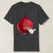 Funny dure Gold Teeth Onion T-shirt (Design voorkant)