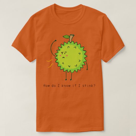 Funny Durian T-shirt (Design voorkant)