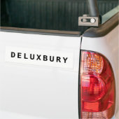 Funny Duxbury Massachusetts "DELUXBURY" Bumpersticker (Op Truck)