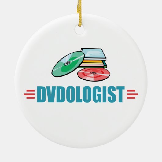 Funny DVD Movie Keramisch Ornament (Achterkant)