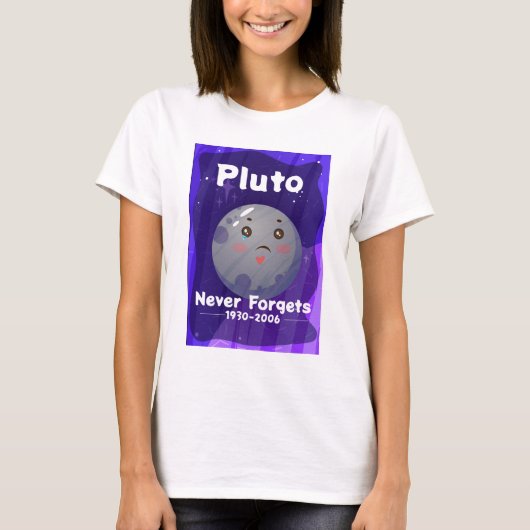 Funny Dwarf Planet T-shirt | Grappige Pluto Lover (Voorkant)
