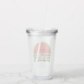 Funny Dyslexia Quote Dyslexic Humor Watermeloen Acryl Drinkbeker (Achterkant)