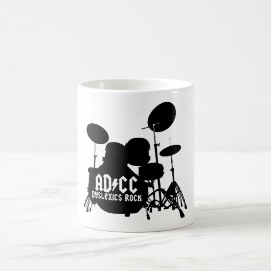 Funny Dyslexic Koffiemok (Center)