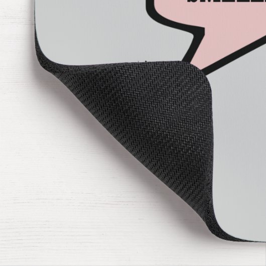 Funny dyslexic slogan muismat (Hoek)