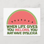 Funny Dyslexie Briefkaart (Voorkant)