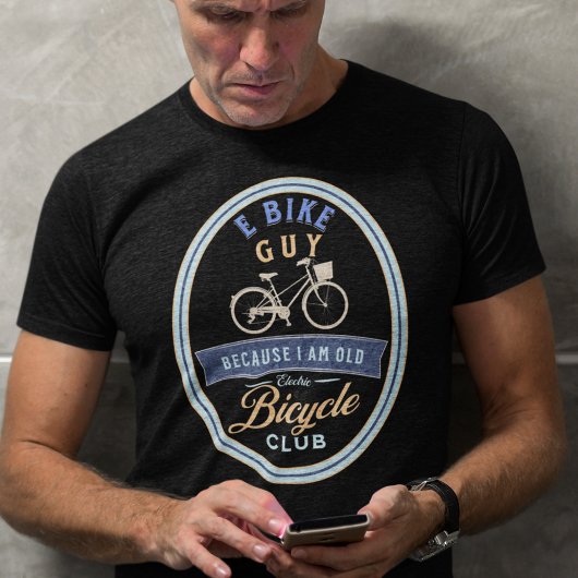Funny E Bike T-shirt