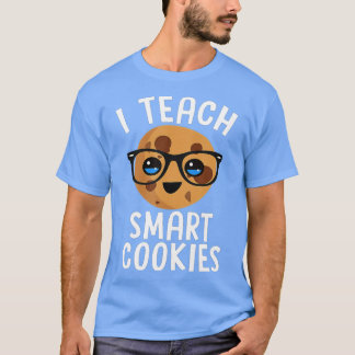 Funny eacher Gift I ELACH SMAR COOKIES Cute Emoji  T-shirt