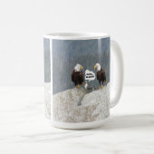 Funny Eagles en Seagull Classic White Mok (Voorkant rechts)