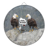 Funny Eagles en Seagull Dartbord (Voorkant)
