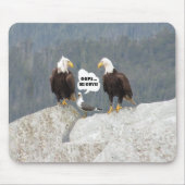 Funny Eagles en Seagull Muismat (Voorkant)