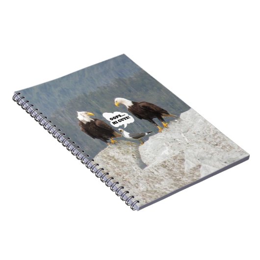 Funny Eagles en Seagull Notitieboek (Rechterzijde)