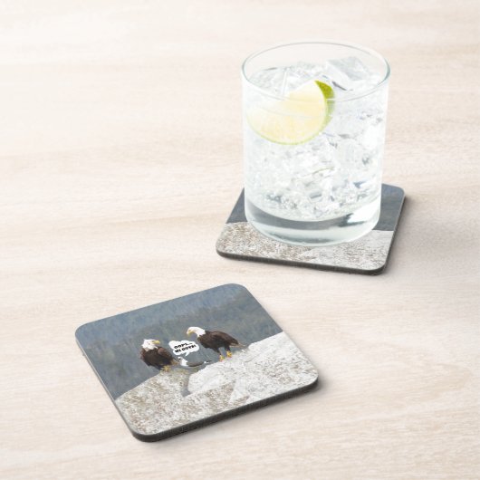 Funny Eagles en Seagull Onderzetter (Rechterzijde)