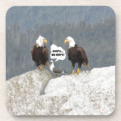 Funny Eagles en Seagull Onderzetter (Voorkant)