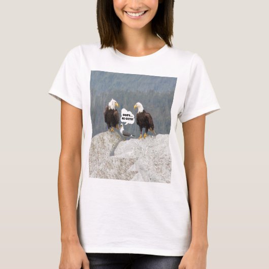 Funny Eagles en Seagull T-shirt (Voorkant)