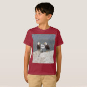 Funny Eagles en Seagull T-shirt (Voorkant volledig)