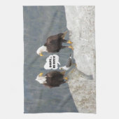 Funny Eagles en Seagull Theedoek (Verticaal)