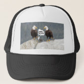 Funny Eagles en Seagull Trucker Pet (Voorkant)