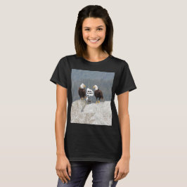 Funny Eagles en Seagull Vrouwen Basic T-shirt