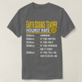 Funny Earth Science Geology Meteorology Teacher Ho T-shirt (Design voorkant)