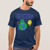 Funny Earth Snob Astronomie Humor buitenruimte T-shirt (Voorkant)