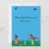 Funny Easter Bird Pun Flat Holiday Card Feestdagenkaart (Voorkant)
