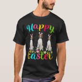 Funny Easter Bunny English Pointer Dog Happy E T-shirt (Voorkant)