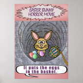 Funny Easter Bunny Horror Movie Poster (Voorkant)