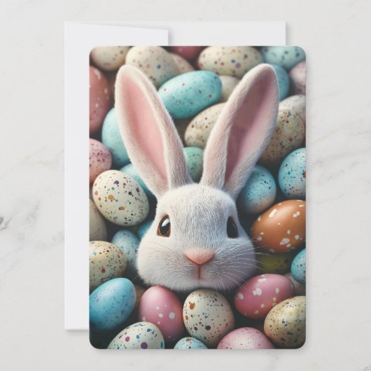 Funny Easter Bunny-kaart Feestdagenkaart (Voorkant)