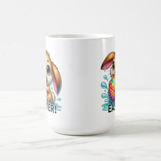 Funny Easter Bunny Koffiemok (Center)