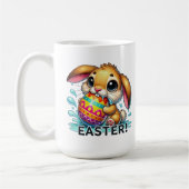 Funny Easter Bunny Koffiemok (Links)