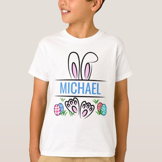 Funny Easter Bunny Name Personated T-shirt (Voorkant)