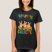 Funny Easter Bunny Pommommommommeren Blig Pasen T-shirt (Voorkant)