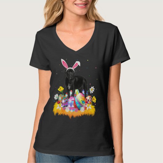 Funny Easter Cane Corso Dog Paaszondag T-shirt (Voorkant)