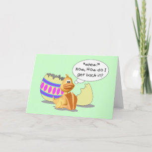 Funny Easter Card Feestdagen Kaart