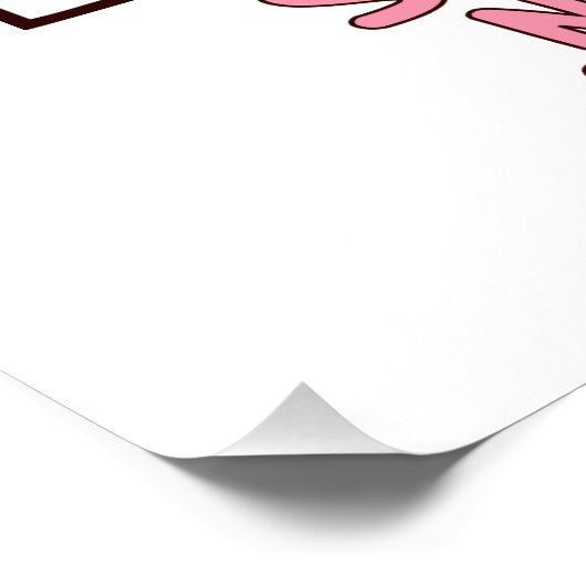 Funny Easter Chocolate Bunnies Perfect Poster (Hoek)